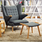 Hans Wegner Papa Bear Fiberglass Arm Chair Livingroom Use High Density supplier